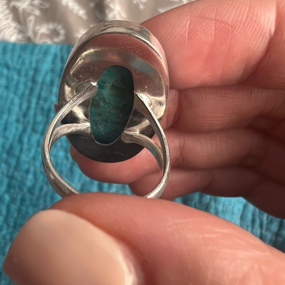 925 Turquoise ring - Picture 9 of 9
